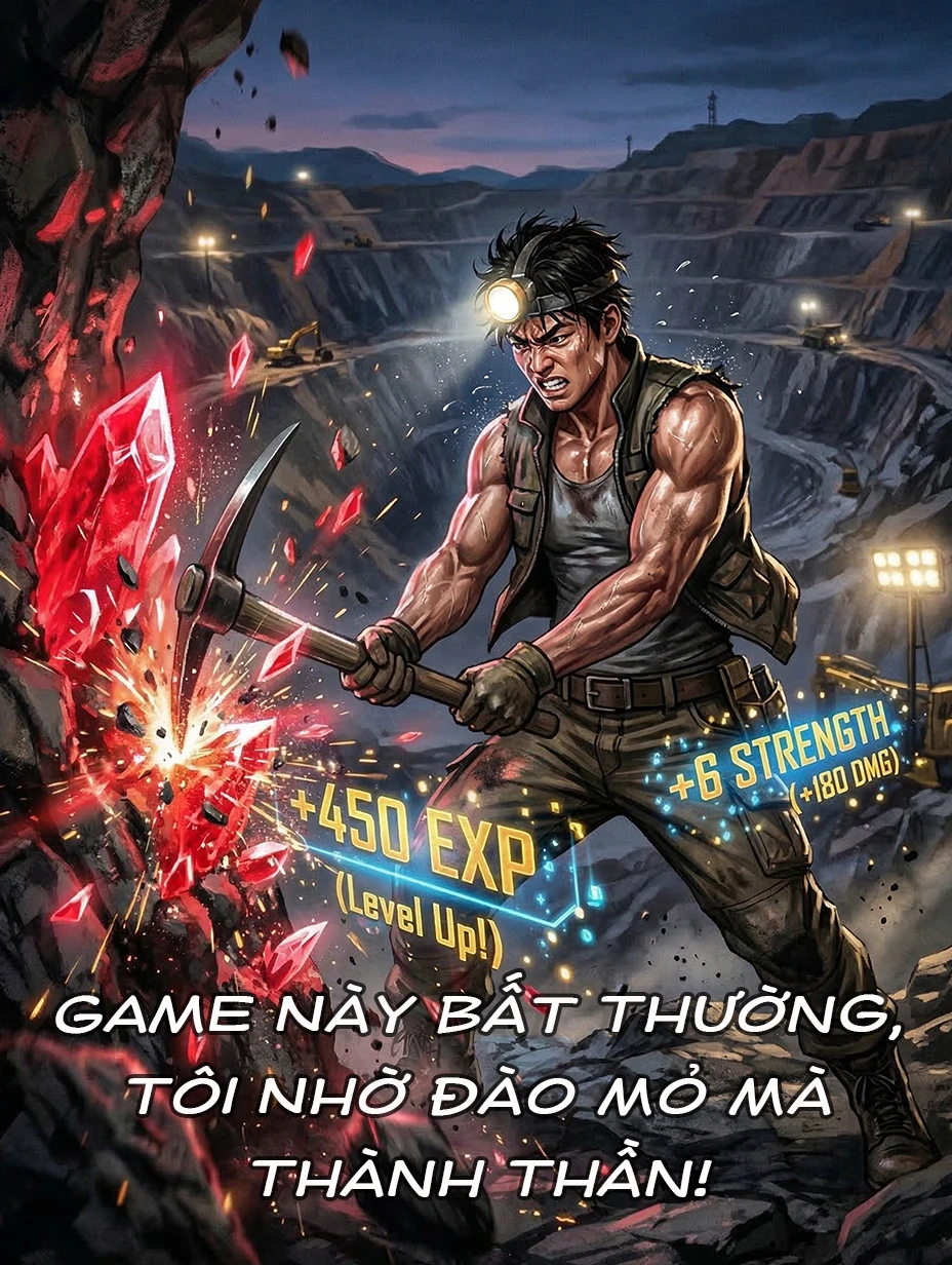 Game Này Bất Thường, Tôi Nhờ Đào Mỏ Mà Thành Thần!